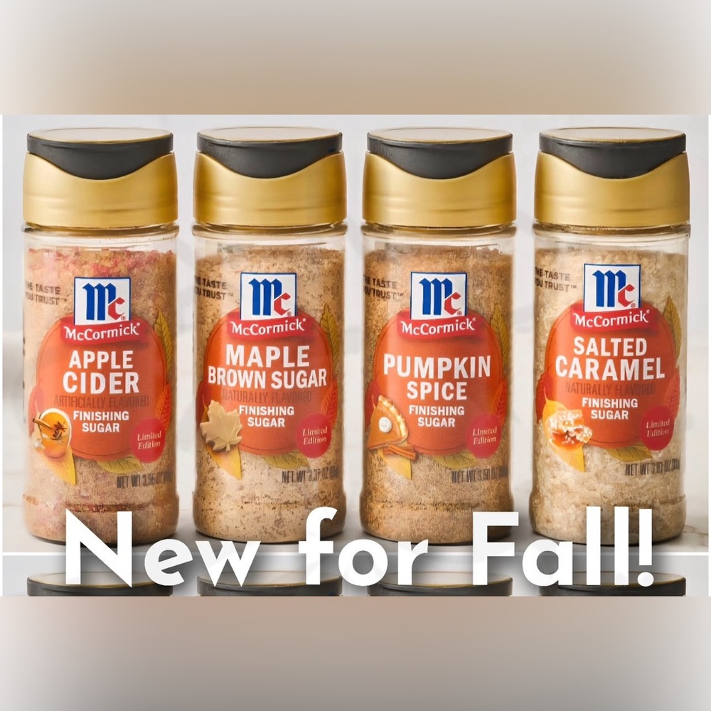 McCormick Fall Finishing Sugar Set of 4
